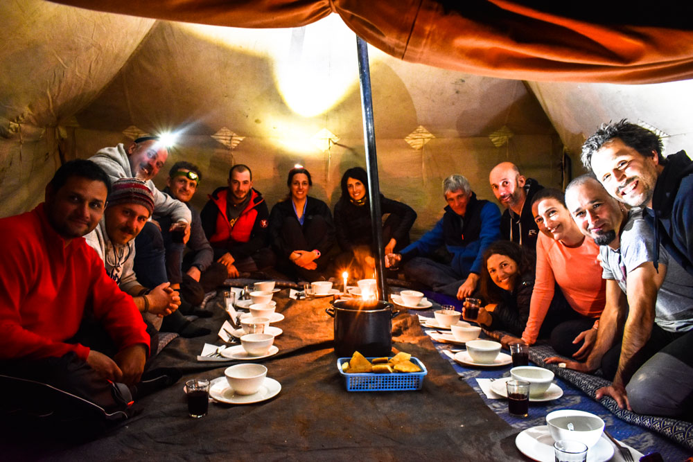 MARRUECOS KAYAK CAMP: Campamento en Haima