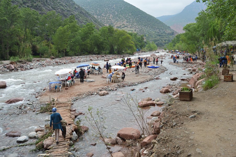 rio Ourika, Marruecos