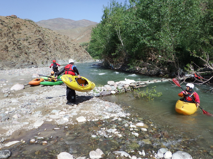 kayak en Marruecos