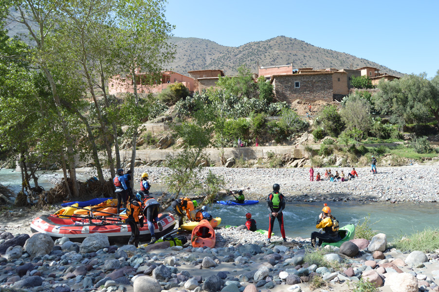 kayak en el Atlas