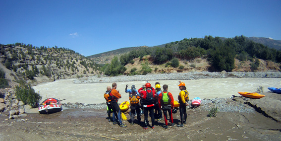 kayak y rafting en Marruecos