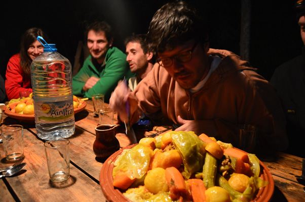 Cena típica berber