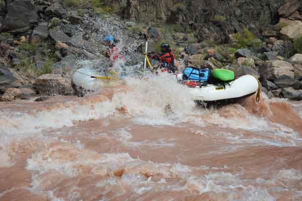 Rafting en el cañón del río Colorado