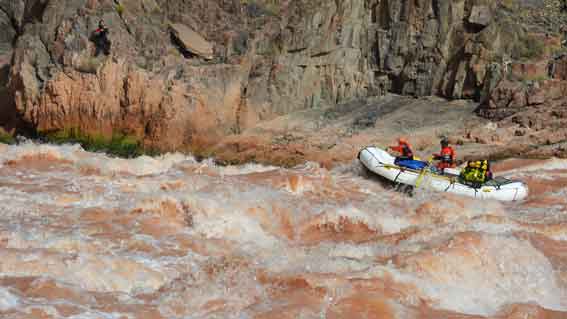 Rafting en el cañón del río Colorado