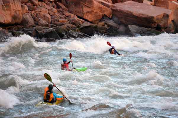 Rafting en el cañón del río Colorado