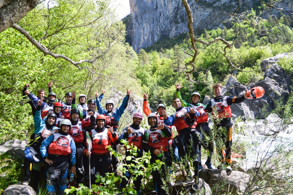 Clasificacion carrera de kayak pro