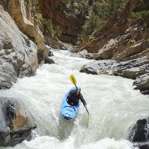 Río Ahansal, cañón de Tilouguite