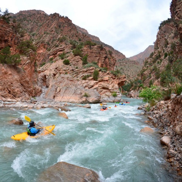 Kayak en Marruecos